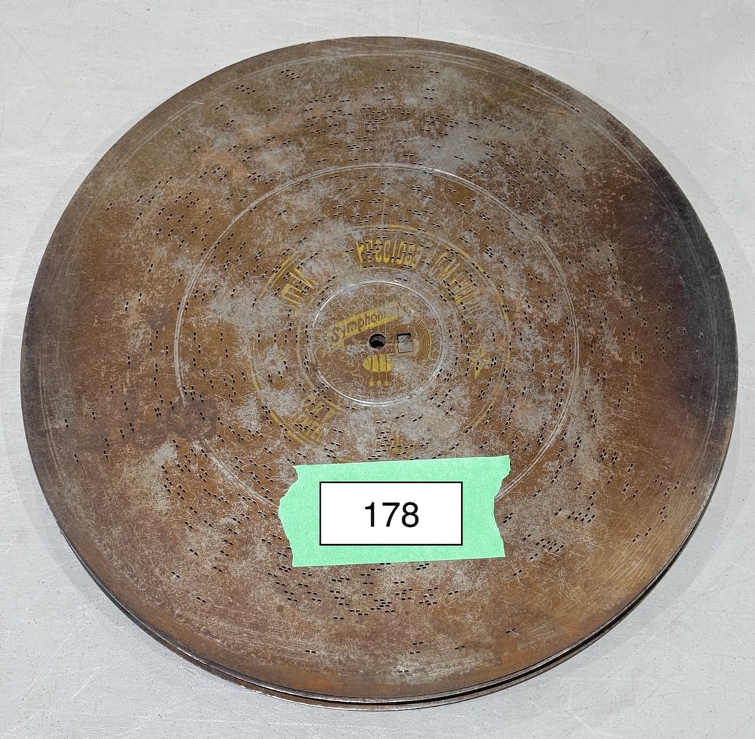 16 - 13-5/8" Symphonion Music Disc: One Lot