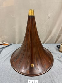 Victor Mahogany Wooden spear tip horn