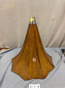 Oak Paneled Wooden rear mount horn