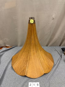 Oak Paneled wooden Columbia horn