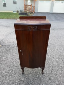 Nice Mahogany Music or Piano Roll Cabinet