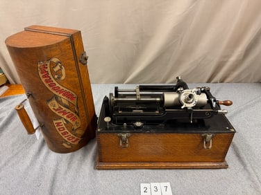 Edison Home 4-latch Cylinder Phonograph