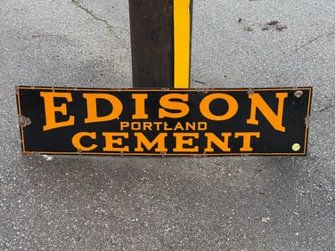Edison Portland Cement Sign