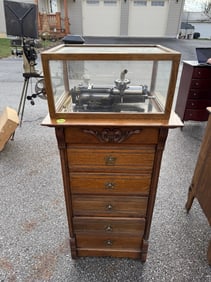 Edison Home Phonograph & Cabinet