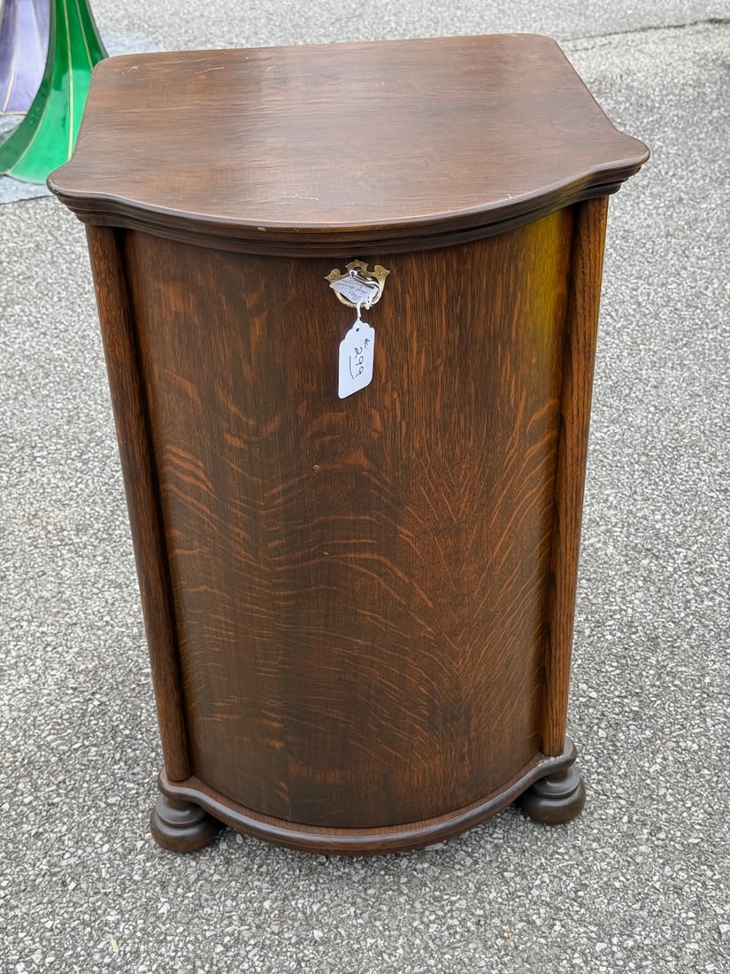 Very Good Herzog Bow Front Cabinet (1 of 2)