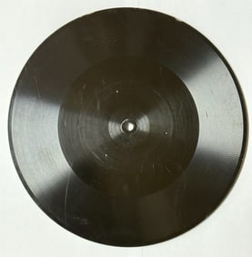 Edison Diamond Disc Phonograph Dealers Were Issued Single-Sided Tuning Test Diamond Disc Records.