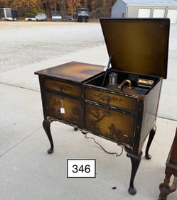 Columbia Period Console Floor Model Phonograph