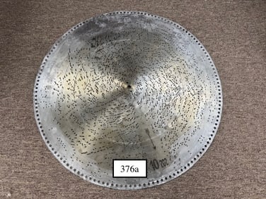 11-25-3/8" Kalliope Bell Box Music Discs with Custom Cabinet