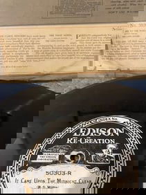3 Edison Diamond Disc Christmas Records