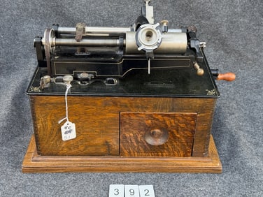 Edison Spring Motor Cylinder Phonograph