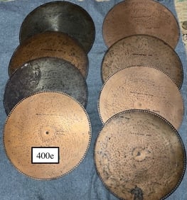 8- 20-3/4" Regina Music Discs