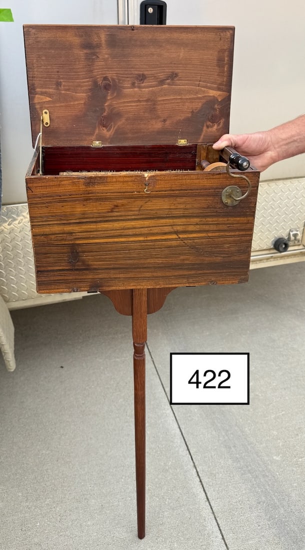 Wood Cob Organ with Pole Stand (1 of 6)