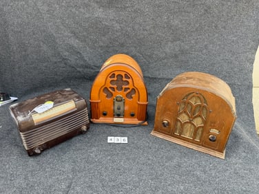 Three Table Top Radios