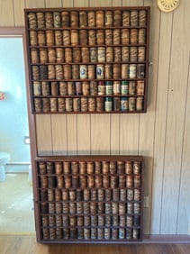Original Cylinder Shipping Crate with Cylinders