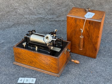 Edison 2-Latch Cylinder Phonograph