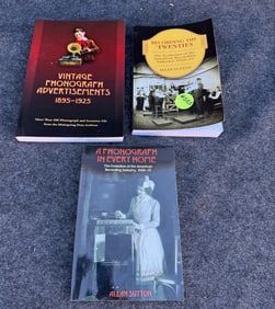 Three Phonograph Reference Books