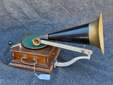 Columbia Model AJ Front Mount Disc Phonograph