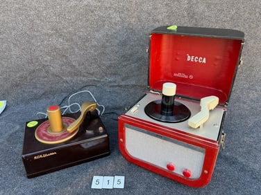 Two Portable 45 Phonographs