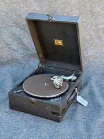 HMV 97c Portable Suitcase Phonograph