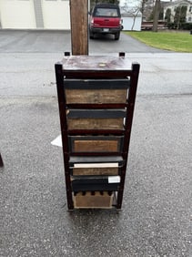 An excellent display of Record boxes