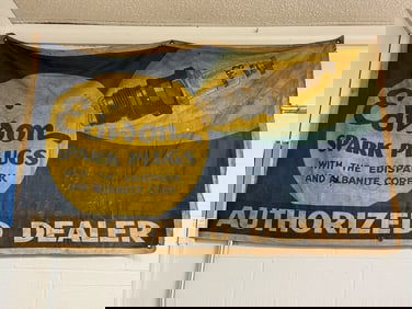 Excellent Canvas Banner - Edison Spark Plugs