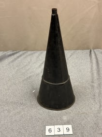 Antique funnel horn.