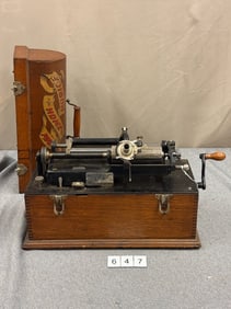 Edison 4-Latch Cylinder Phonograph