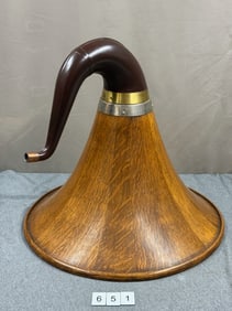 Oak wooden bell horn with Opera neck