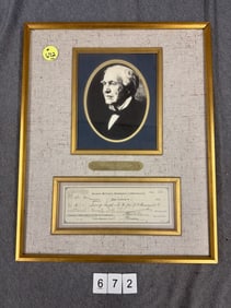 Framed Edison Check