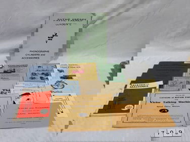 Group of Reprint Phonograph Reference Catalogs