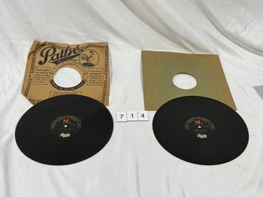 (2) Pathe Babe Ruth  Records