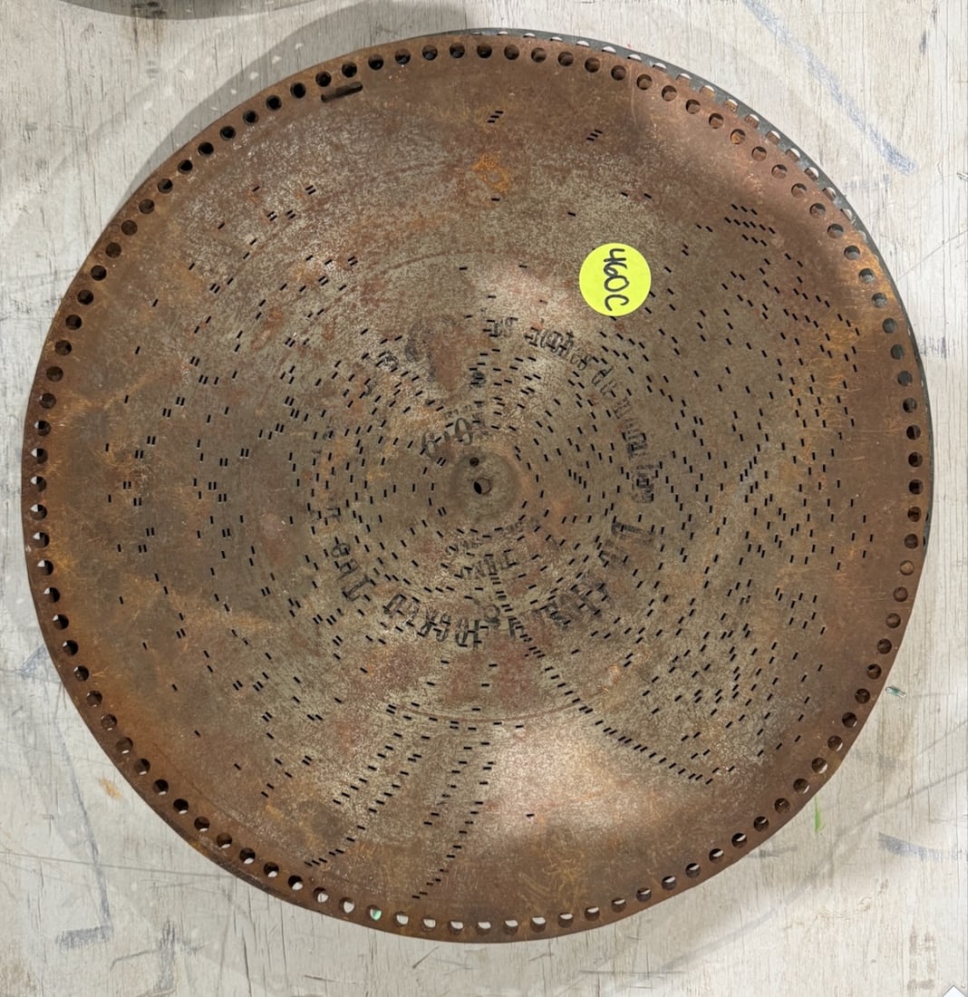 13 - 15-1/2" Polyphon Musc Discs: Some Surface rust. One Lot