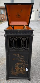 Edison Asian Decorated C-19 Diamond Disc Phonograph