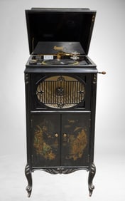 Brunswick Oriental Art Floor Model Phonograph