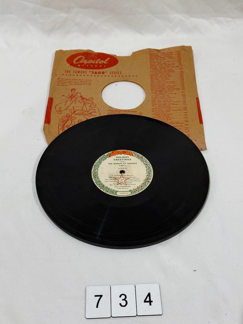 Edison Diamond Disc Record (1 of 3)