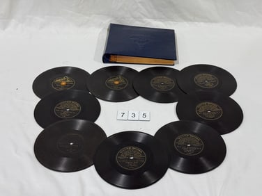 (9) 7" Victor "Uncle Josh" Records