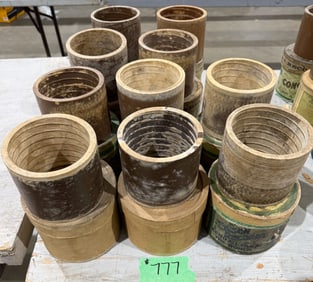 (10) 5" Brown Wax Cylinder Records