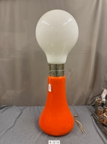 Large Glass Light Bulb Display Light