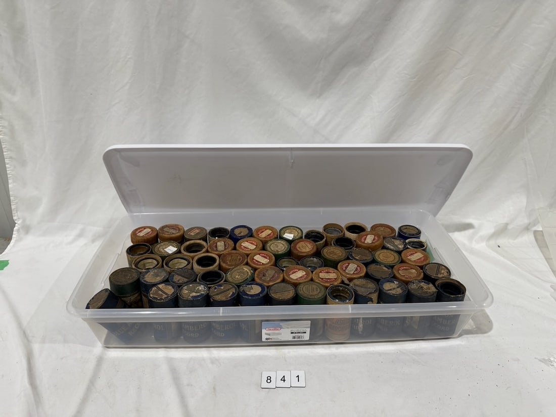 60 Cylinder Records: Most in boxes.