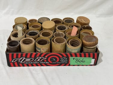 24 Brown Wax Cylinder Records