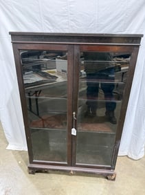 Tall Two Door Bookcase