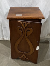 Single Door /Four Drawer Homemade Cylinder Record Cabinet
