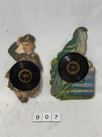 (2) Talking Book Corp. Die Cut Records