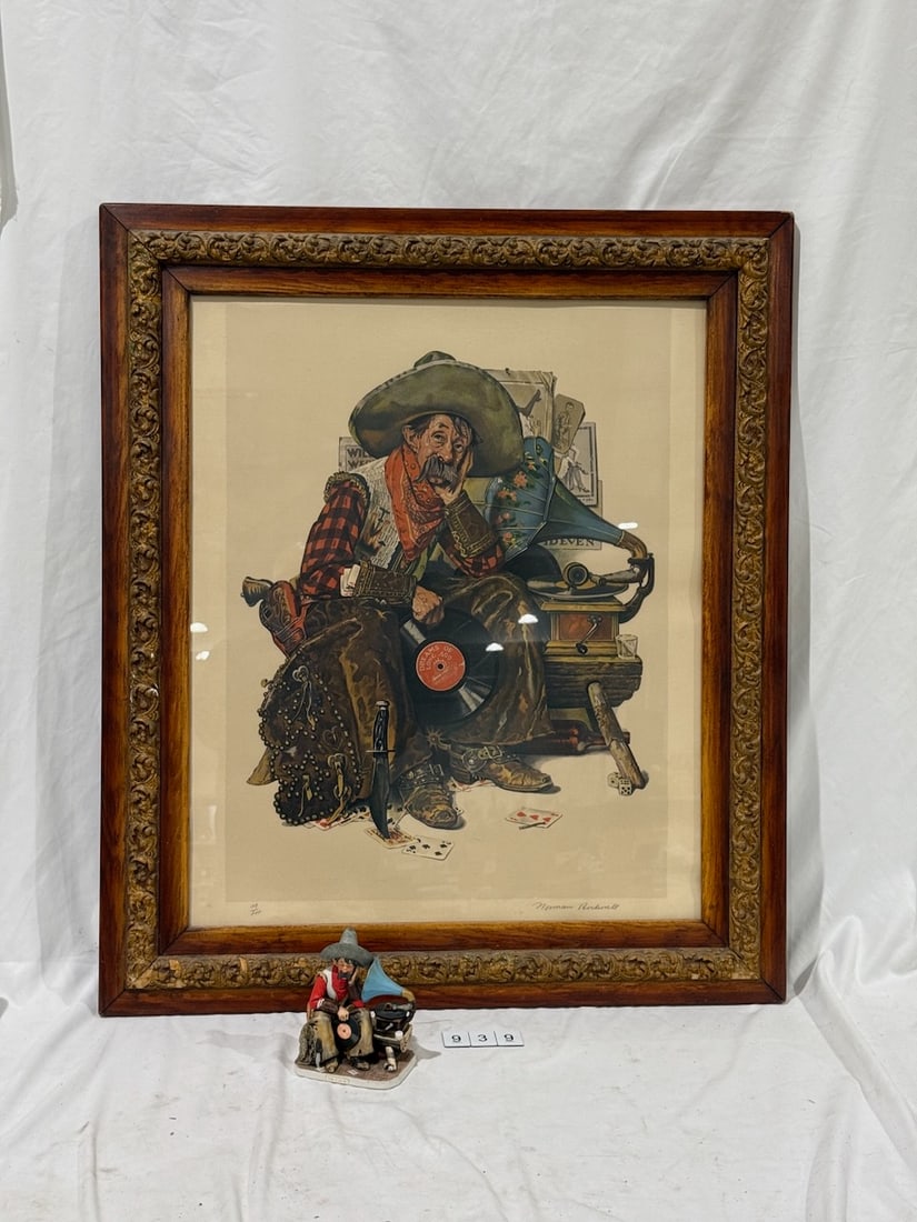 Norman Rockwell "Dream of Long Ago" Prints and Figurine (1 of 4)