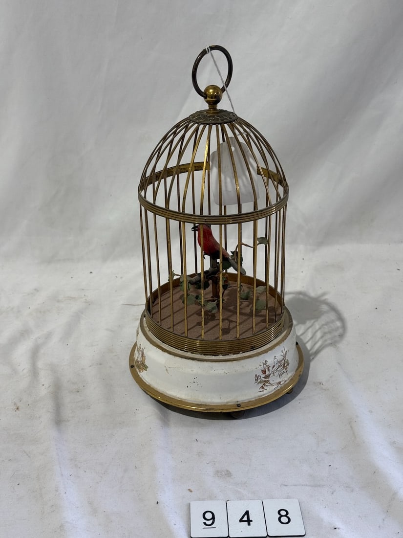 Musical Singing Bird Cage: Wound tight not working. Made in Germany