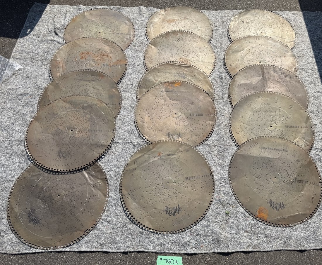 (15) 15-1/2" Regina Music Discs: One Lot