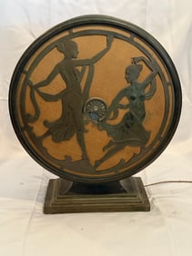 1920's Stewart Warner Art Deco Dancing Ladies Radio Speaker