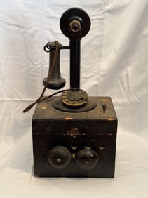 Rotary Candlestick Phone Bell box