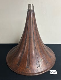Original Oak Victor Spear tip Phonograph Horn