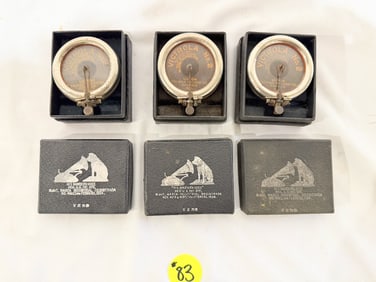 (3) Victrola No. 2 Reproducer in original boxes